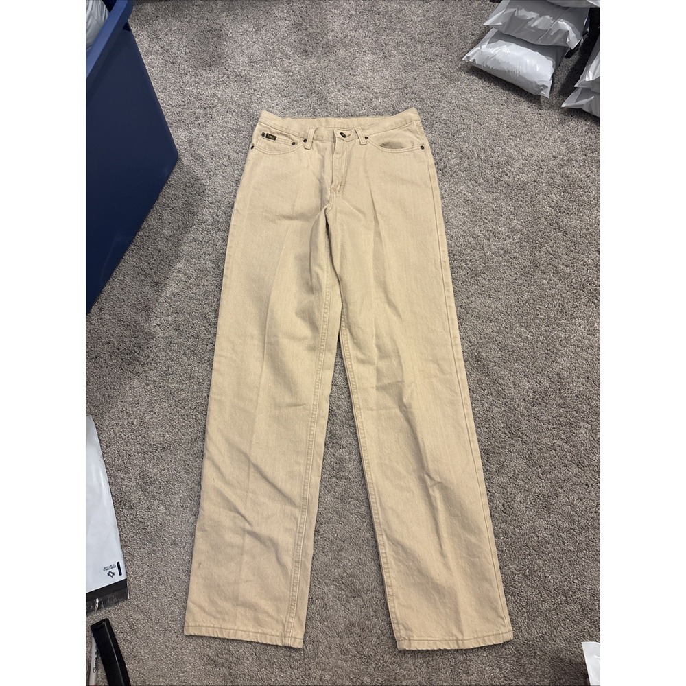 NEW Men's Lee Relaxed Fit Straight Leg 100% Cotton Jeans 32x34 Fit 32x35 Tan